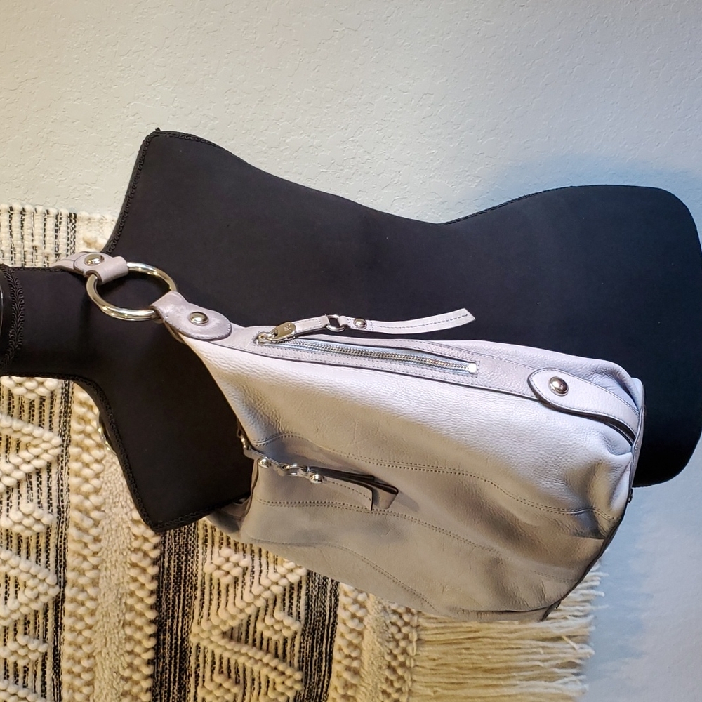 B. Makowsky Leather Handbag